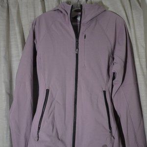 Mountain Hardwear softshell jacket. Women's, light purple. Size Medium. New